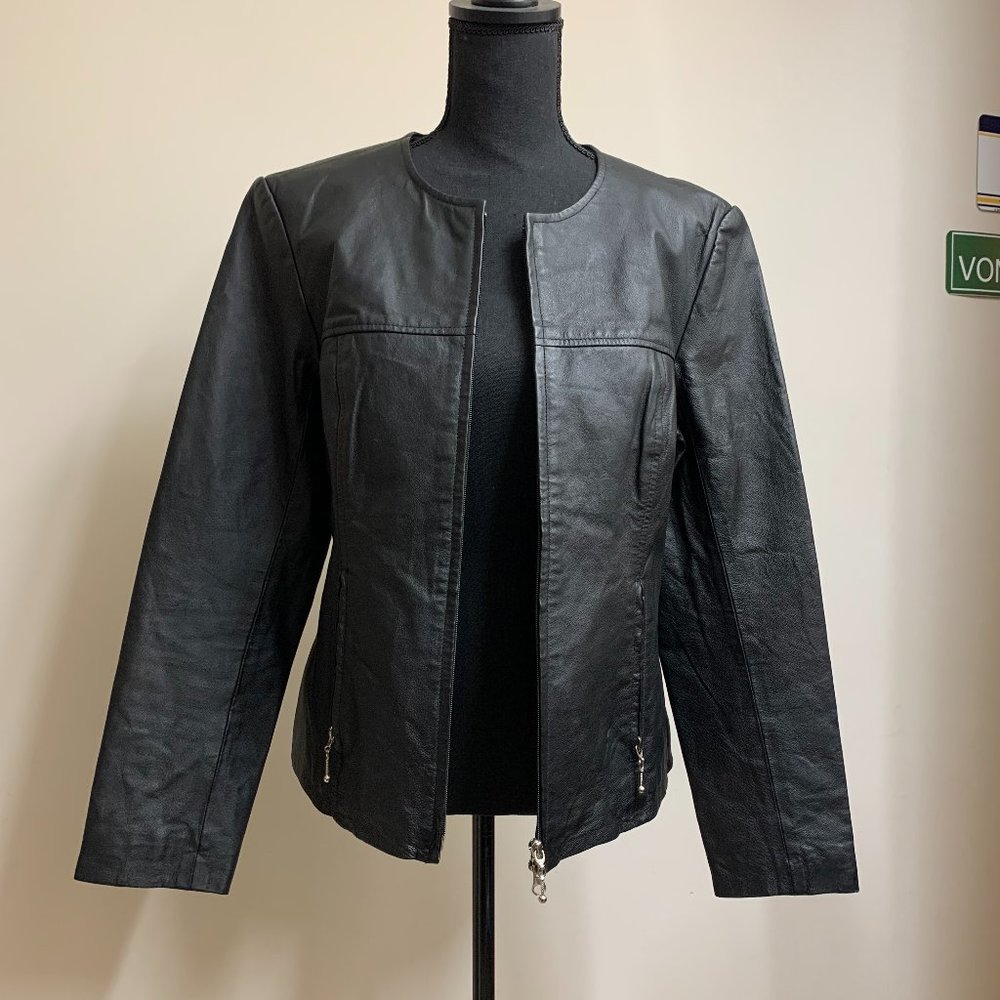 Newport News Easy Style Vintage Leather Jacket